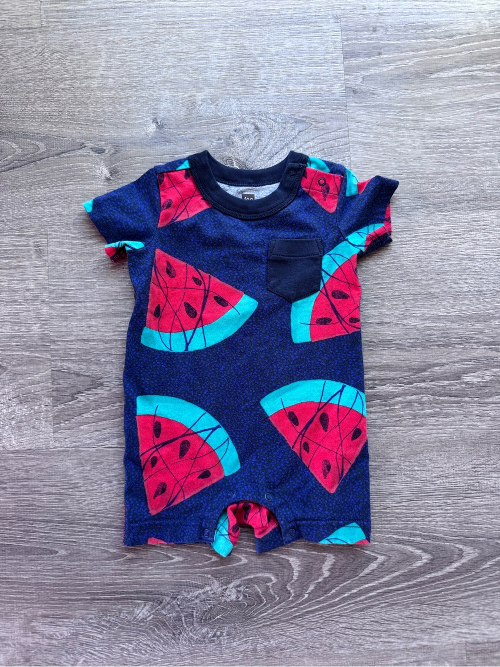 Tea Collection Watermelon Romper